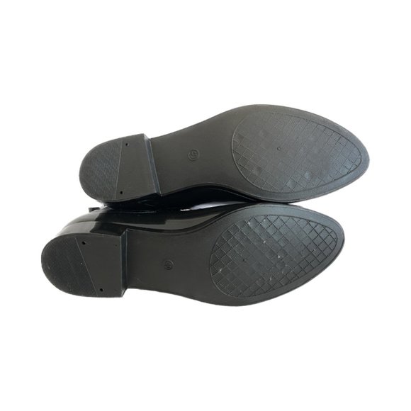 Never worn/New Catherine Maladrino Black Glossy Rain Booties - Picture 2 of 6